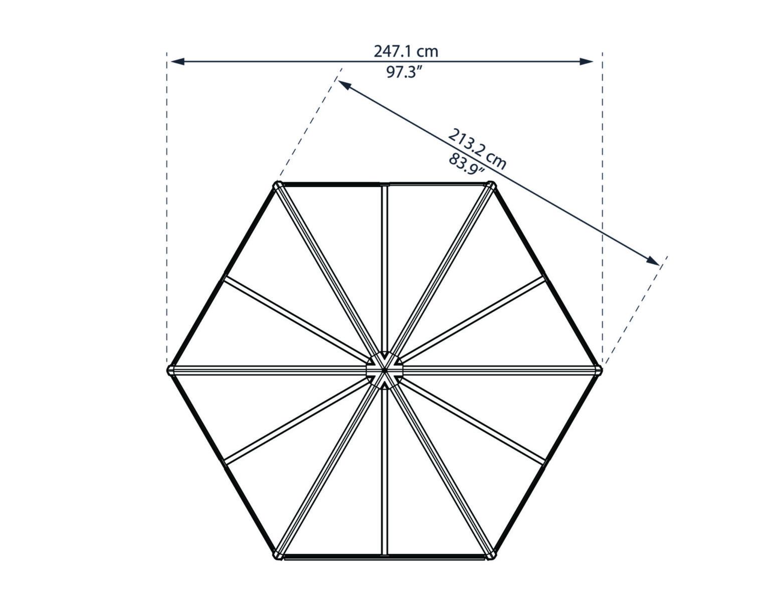 Oasis Hexagonal Greenhouse | DIY Kit » Tip Top Yards